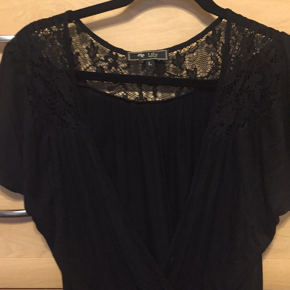 Casual little black dress